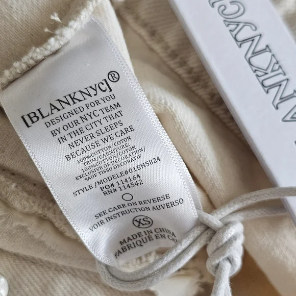 BLANKNYC Sacha Fringed Denim Jacket XS NWT Anthropologie Exclusive Boho Western - Picture 14 of 16